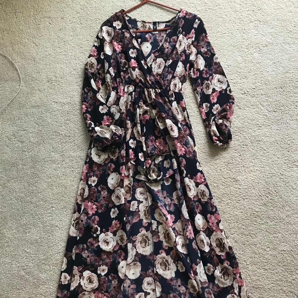 Flowy floral romper